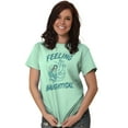 thumbnail image 3 of Feeling Naughty Cute Mermaid Anchor Women's Graphic T Shirt Tees Brisco Brands S, 3 of 6