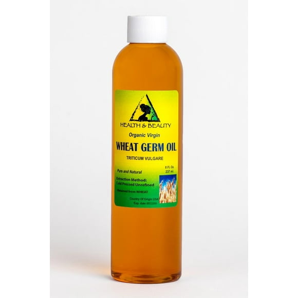 Wheat germ oil unrefined organic carrier cold pressed virgin raw pure 8 oz