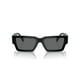thumbnail image 3 of Gafas de sol Versace unisex con montura negra y lentes gris oscuro de 54 mm, 3 of 5