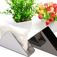 thumbnail image 4 of Triangular Tissue Holder Freestanding Tissue Dispenser/ Table Napkin Tissue HolderTowel Rack ,Holder Desktop Decor Napkin Holder, 4 of 8
