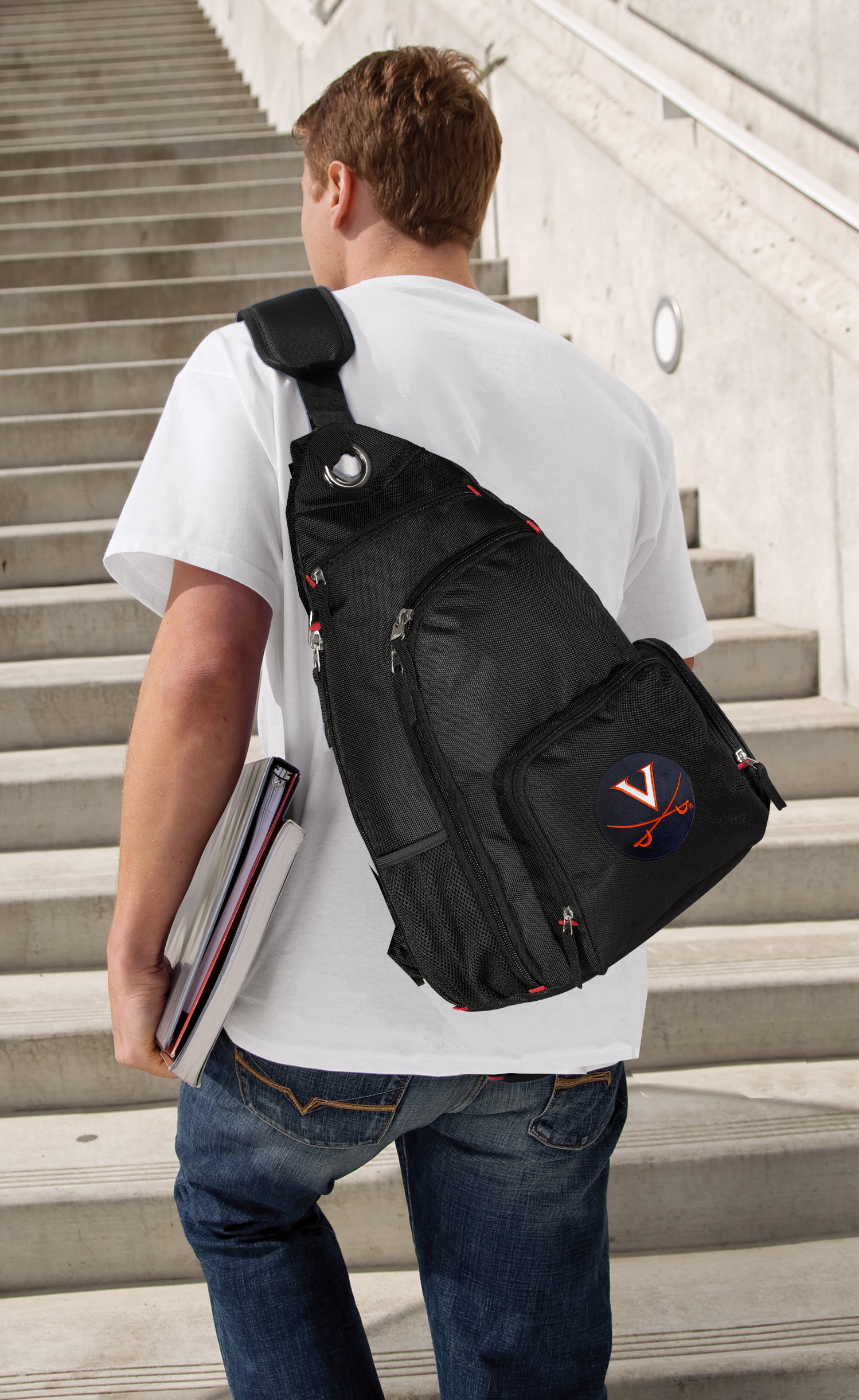 University of Virginia Backpack Single Strap UVA Sling Backpack 