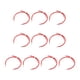 thumbnail image 5 of Pulsera de cordón trenzado de nailon de 10 piezas para hacer elegantes pulseras deslizantes ajustables Rojo Argenta Zulema Pulsera deslizante, 5 of 8