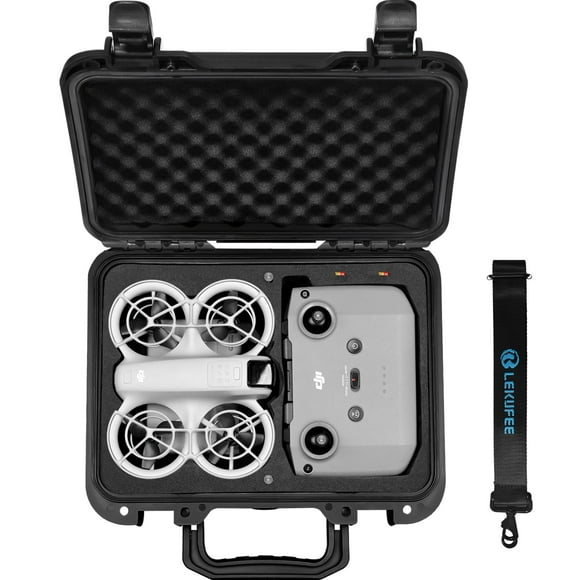 Lekufee Étui Rigide Portable et Étanche pour DJI Neo Drone, DJI Neo Fly More Combo, Télécommandes DJI RC-N3, RC-N2 et Accessoires (Étui Seulement)