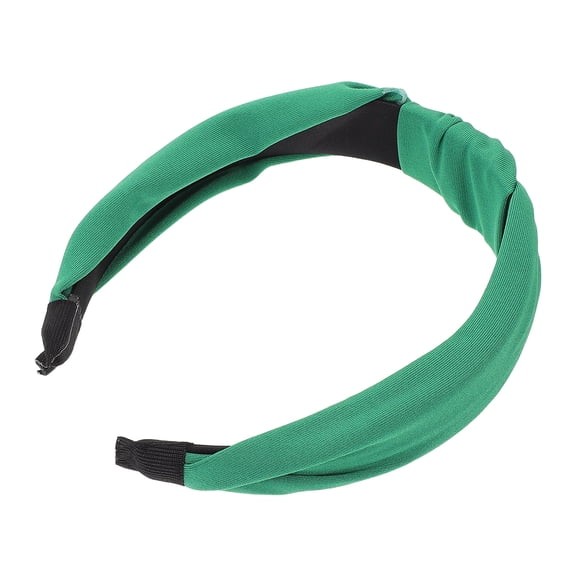 CTIRCHIU Fashion Headbands for Women 1Pcs Embellished Headband Green Fabric Plastic for Office Attire