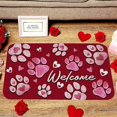 thumbnail image 2 of Hearth & Gear Valentine's Day Wool Unique Shape Rug Create A Cozy Atmosphere At Home Warm Your Hearts & Home Holiday Your Floor With Themed Couch Throws for Living Room Thick Throw Blanket Shiny Throw, 2 of 7