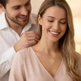thumbnail image 5 of Taioiat Birthstone Necklace for Women Heart and Love Pendant Birthstone Jewelry Birthday Anniversary Mother's Day Jewelry Gift for Mom Wife Sister Girlfriend Her, 5 of 7