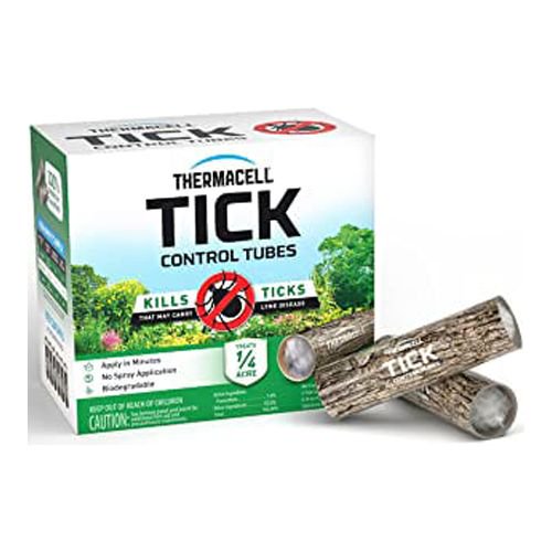 Thermacell Tick Control Tubes for Yards 6 Pack; No Spray, No Mess; Safely Keep Ticks Away