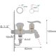 thumbnail image 3 of Extended version of the Double Outlet Faucet Antique copper Dragon carved Faucet Bathroom mop Faucet Machine, 3 of 5