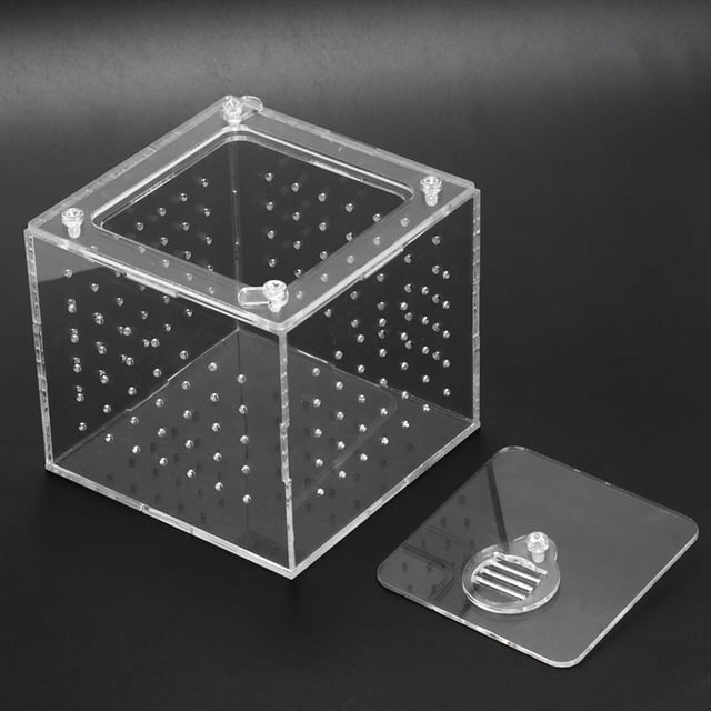 LAFGUR Breeding Box, Reptile Breeding Box, Acrylic Crickets For Tarantulas Snails Geckos