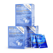 SinuAir Powdered Saline 90 Convenient Packets (Pack of 3 Boxes)