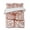 Rust, Terracotta, Orange, variant on Quilts Queen Size, Palm Tree Monstera Soft Comforter Bedding Set for Bed, Sky Blue Leaf Boho Botanical Tropical Lightweight Quilted Bedspread with Pillow Cover(2 Pieces) for All Season, 90x96 Inch