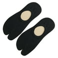 thumbnail image 2 of Cheers.US 1 Pair Unisex Two Toe No Show Socks Non Slip Low Cut Boat Socks, 2 of 7