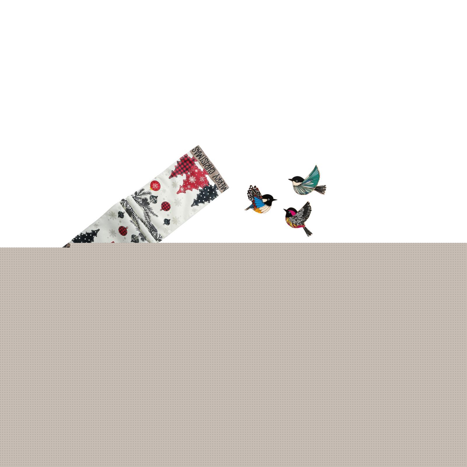 thumbnail image 5 of de mesa navideño de invierno y , juego de arte mural de madera con pájaros para decoración navideña de estilo rústico, armario, mesa d, 5 of 8