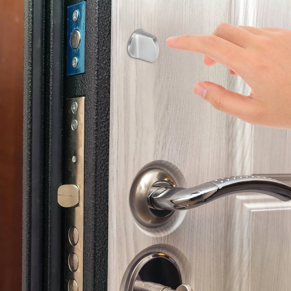 Baluue Stainless Steel Privacy Door Knob for Bedroom, Secure Lock with Easy Installation and Sleek Modern Design