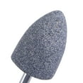 thumbnail image 3 of Uxcell 4 Pack Abrasive Mounted Stone 1/4" Shank 1.18" Dia Conical Corundum Grinding Head for Rotary Tool, 3 of 6
