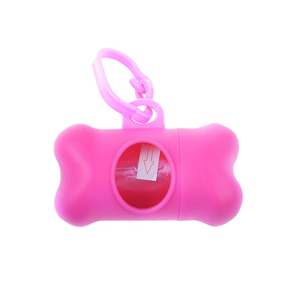 New Pet Portable Shape Pill Dispenser Dog Poop Box Garbage Bag Holder