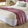 thumbnail image 5 of Better Homes & Gardens Ultra Soft Bonded Plush Bed Blanket, Violet, Full/Queen Size, 90 x 92 in, 5 of 7