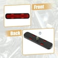 thumbnail image 6 of 4 Pcs M5x0.8 Red Plastic Universal Rectangular Screw Mount Reflective Warning Reflector for Motorcycle, 6 of 6
