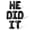 Black, variant on Letter Balloons - HE DID IT 16" Inch Alphabet Letters Foil Mylar Balloon Graduation Party Banner (Gold)