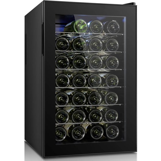 Igloo Quiet 28Bottle Wine Cooler with Mechanical Temperature Control