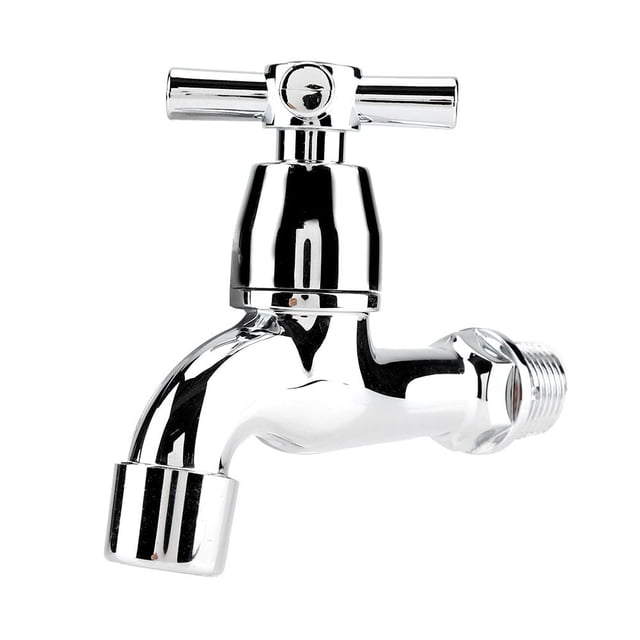 Noref Robinet de Machine à Laver en ABS pour Lavabo/évier avec Bec Unique et Poignée, Robinet d'Évier, Robinet d'Eau