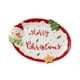 thumbnail image 4 of Plato de Navidad, plato de postre, recipiente de comida único de , bandeja de Navidad práctica, plato de entrada para regalo de cumpleaños y Árbol de muñeco de nieve, 4 of 8