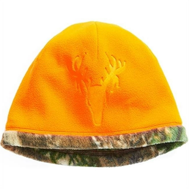 Hot Shot Reversible Beanie, Realtree Edge Blaze Orange