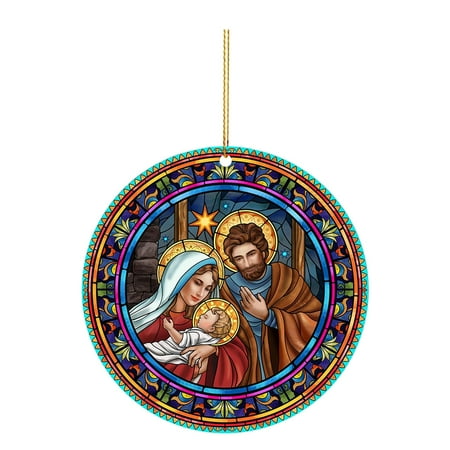 

Home Accents Holiday Garland 2023 NEW Christmas Scene Decoration Christmas Hanging Decoration House Circular Christmas Scene Decoration Trim A Home Christmas Decorations for Crafts Chandelier