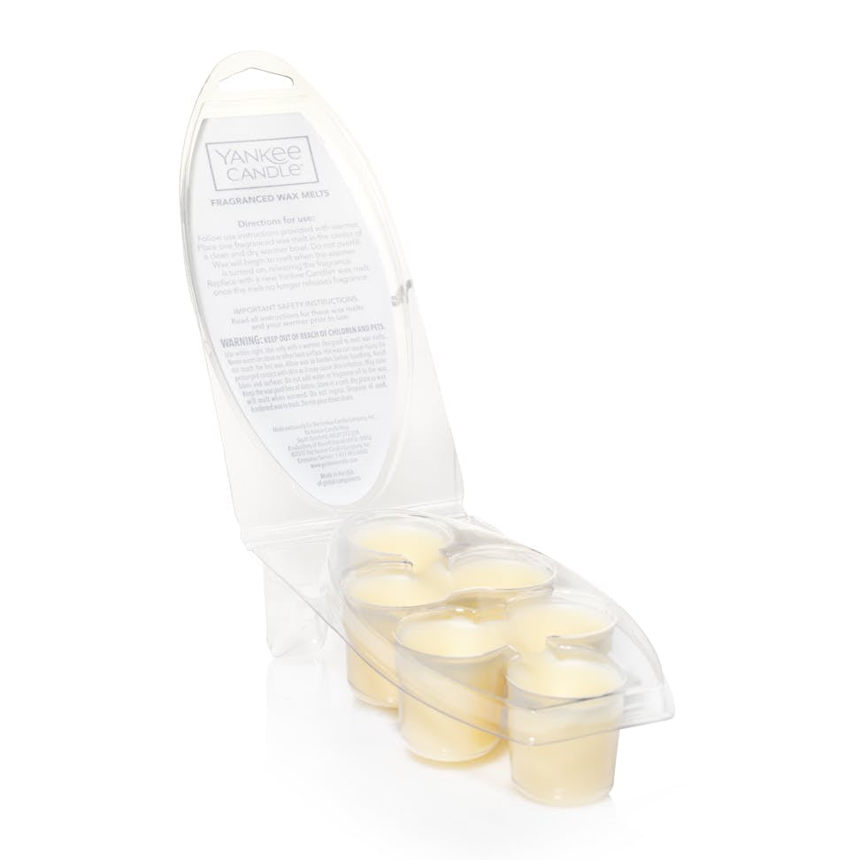 Yankee Candle Vanilla Cupcake Fragranced Wax Melts, 6 Wax Spheres per Package, Pack of 4 (24 Cubes Total)