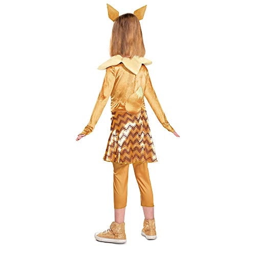 Disfraz de Pokemon Eevee Deluxe Disguise para ninas marron pequeno