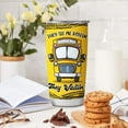 thumbnail image 6 of Bus Driver Appreciation Gifts for Men Women School Bus Driver Gifts Back to School Gifts for Kids Gifts for Retired Bus Driver School Bus Driver Tumbler Mug Insulated Cup Stainless Steel with Lid 20OZ, 6 of 7