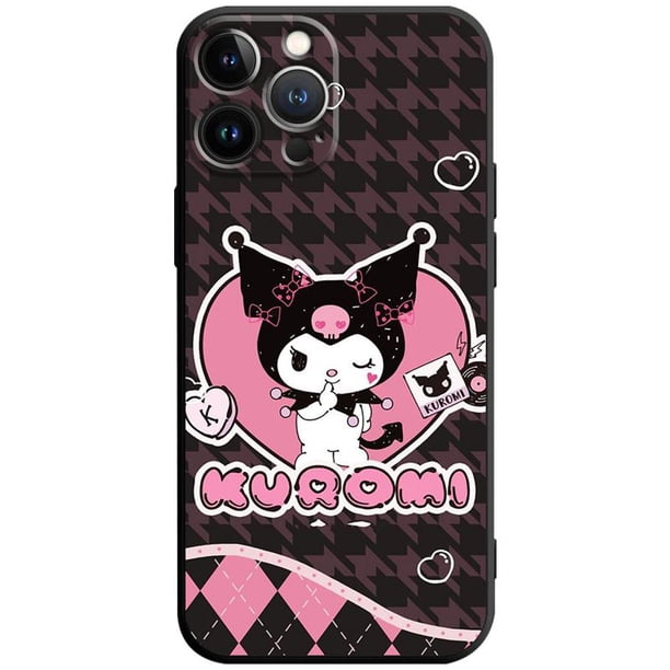 Cute Kuromi para iPhone 14 13 12 11 Pro X XR XS Max 8 Plus Mini funda de silicona xuanjing unisex