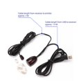 thumbnail image 4 of Tholdsy FORNORM 5V IR Control remoto infrarrojo Transpondedor Receptor Repetidor Emisor Adaptador USB Cable de extensión Cable con luz LED Juegos de teclado y mouse para computadora, 4 of 6