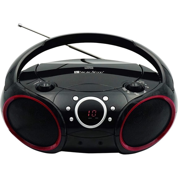 Reproductor de CD portatil SINGING WOOD AM FM Radio