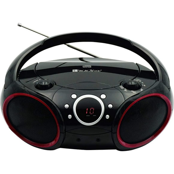 Reproductor de CD portatil SINGING WOOD AM FM Radio