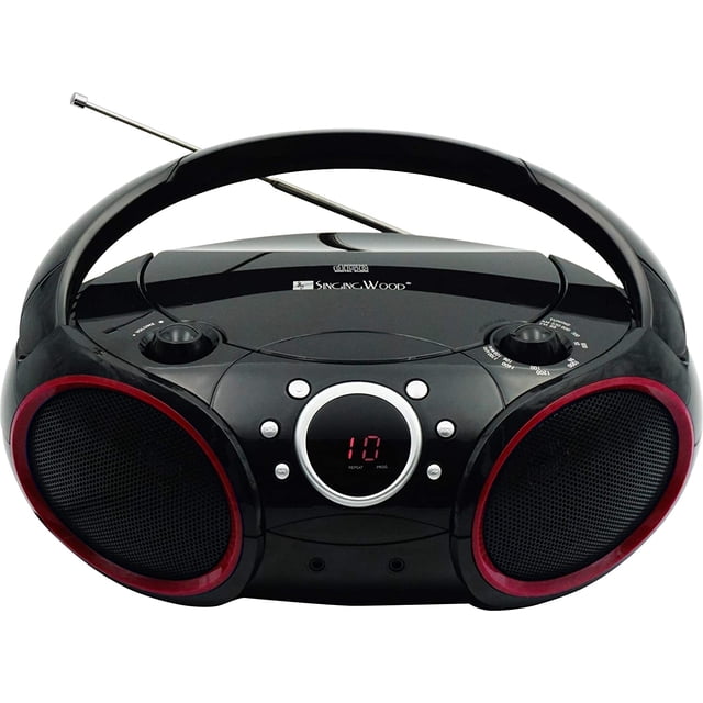 Reproductor de CD portatil SINGING WOOD AM FM Radio