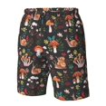 thumbnail image 4 of Salouo Mushroom With Snails Pattern Swim Trunks for Men,Men's Hawaiian Bathing Suit Swimsuits Quick Dry Swimming Board Shorts Beach Shorts with Pockets-Large, 4 of 6