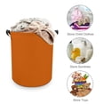 thumbnail image 5 of Burnt Orange Waterproof Oxford Cloth Laundry Hamper, Collapsible Storage Bin with Reinforced Handles for Clothes and Toys, 3 Sizes Available, 5 of 7