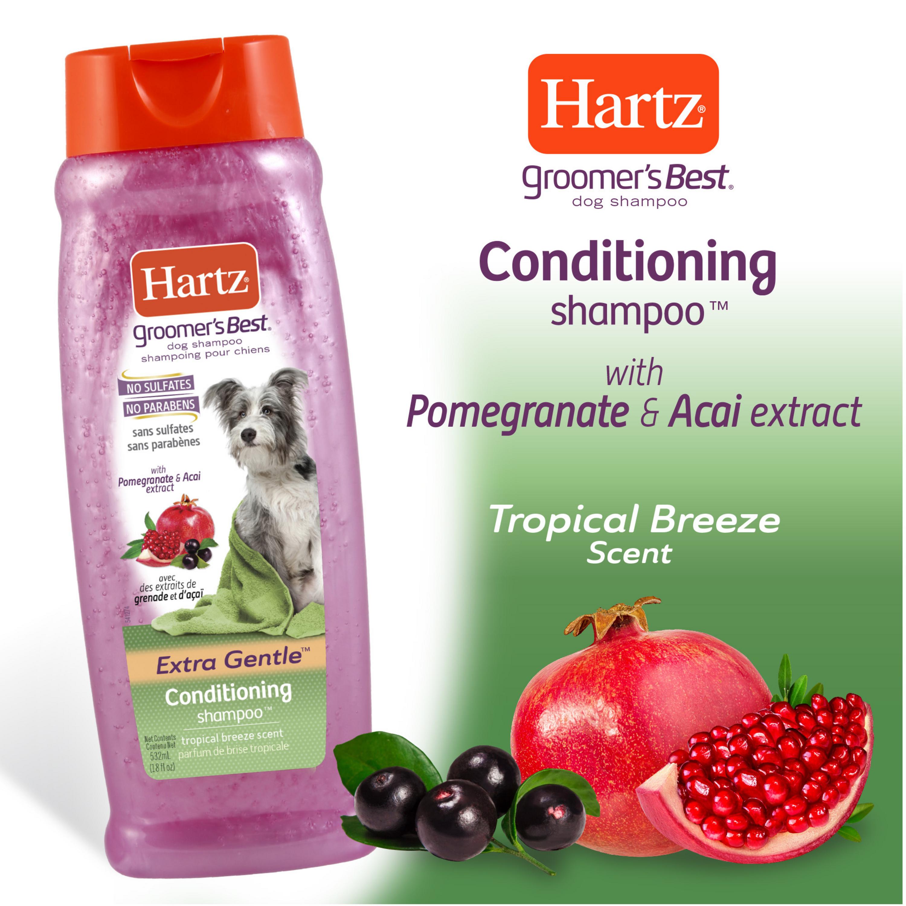 Hartz Groomer's Best Conditioning Dog Shampoo, Tropical Breeze, 18 oz photo 7