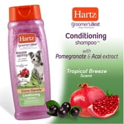 شامبو Hartz Groomers أفضل تكييف للكلاب ، رائحة نسيم استوائي ، 18 أوقية.