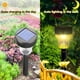 thumbnail image 3 of Luces solares para caminos de jardín, paquete de 4, luces solares para exteriores, impermeables, iluminación LED para césped, pasarelas, aceras, 30,8 x 6 cm, 3 of 6