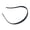 Black, variant on Headband Leopard Print Resin Headband with Anti-Slip Teeth Retro Tortoise Shell Thin Design Washing Face Makeup Hair Hoop