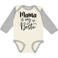 thumbnail image 3 of Inktastic Mama is My Bestie Boys or Girls Long Sleeve Baby Bodysuit, 3 of 5