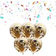 thumbnail image 4 of Number Balloons 50th Gold - 50th Birthday Decorations Balloons 12 Inch, 5 pcs, 4 of 4
