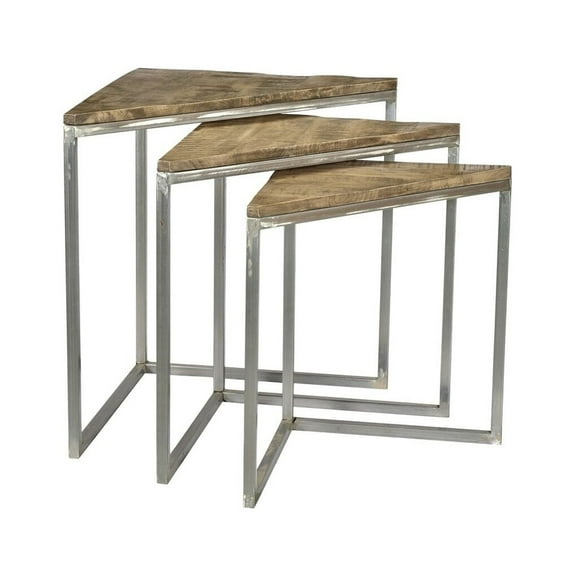Bengal Manor Corner Nested Tables, Set of 3 - 28x15x24"