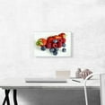 thumbnail image 2 of ARTCANVAS Strawberries, Raspberries and Blueberries Restaurant decor Canvas Art Print - Size: 18" x 12" (0.75" Deep), 2 of 9