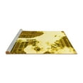 thumbnail image 2 of Ahgly Company Machine Washable Indoor Rectangle Oriental Yellow Modern Area Rugs, 3' x 5', 2 of 4