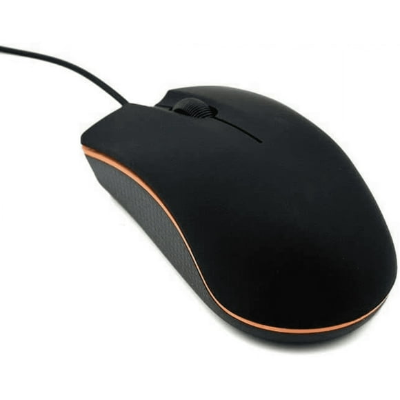 Hongkaii Wired Mouse, USB Wired Computer Mouse for Right or Left Hand, Ergonomic Computer Mouse with Durable Click for PC, Computer, Laptop, Desktop, Chromebook, Laptop, Mac (Black) DZ#422-4755