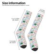 thumbnail image 2 of Gaeub Chaussettes Design Imprimé Rentrée des Classes Chaussettes Hautes Extensibles pour Hommes Femmes Adolescents, Chaussettes de Softball Soccer pour Randonnée, Sport, 2 of 6