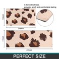thumbnail image 7 of Beige and Brown Of Leopard Print Kitchen Rugs Sets Of 2,Anti Fatigue Kitchen Mat Rugs Non Slip Washable,Decorative Kitchen Floor Mats for Kitchen,Sink,Laundry,17"x30"+17"x47", 7 of 7